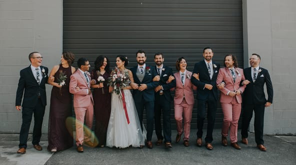Jeanna & Michael wedding at Union Pine, Portland, OR — coordinated by Amore Coordination