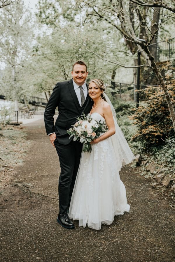 Karen & Nate wedding at The Foundry at Oswego Pointe, Lake Oswego, OR — photo 34