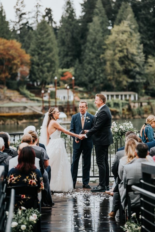 Karen & Nate wedding at The Foundry at Oswego Pointe, Lake Oswego, OR — photo 47