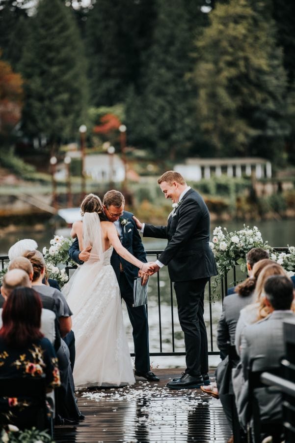 Karen & Nate wedding at The Foundry at Oswego Pointe, Lake Oswego, OR — photo 46