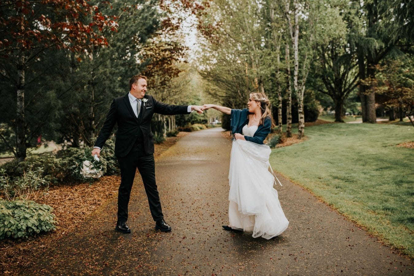 Karen & Nate wedding at The Foundry at Oswego Pointe, Lake Oswego, OR — photo 92