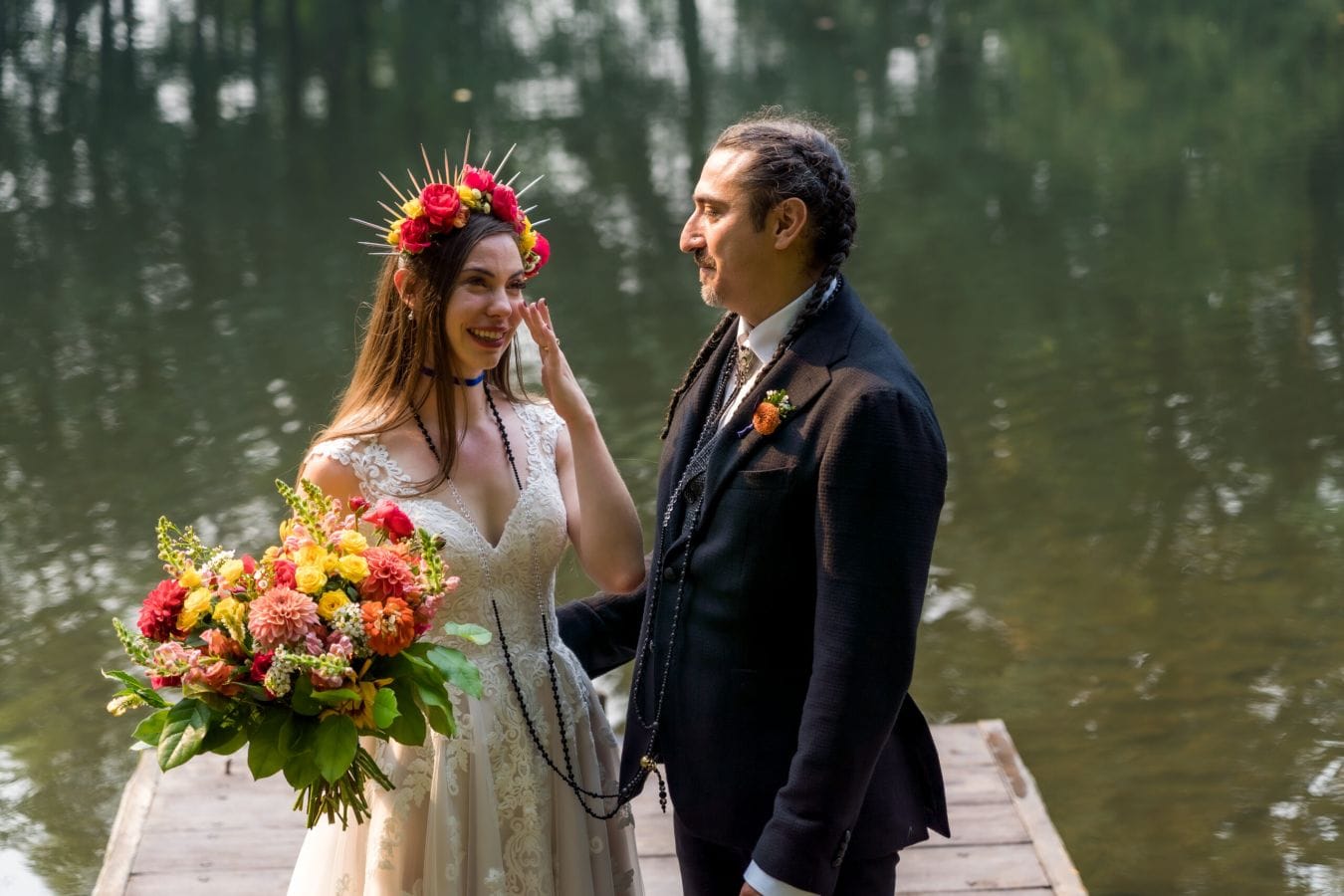 Katie & Royeric wedding at Bridal Veil Lakes, The Gorge, OR — photo 28
