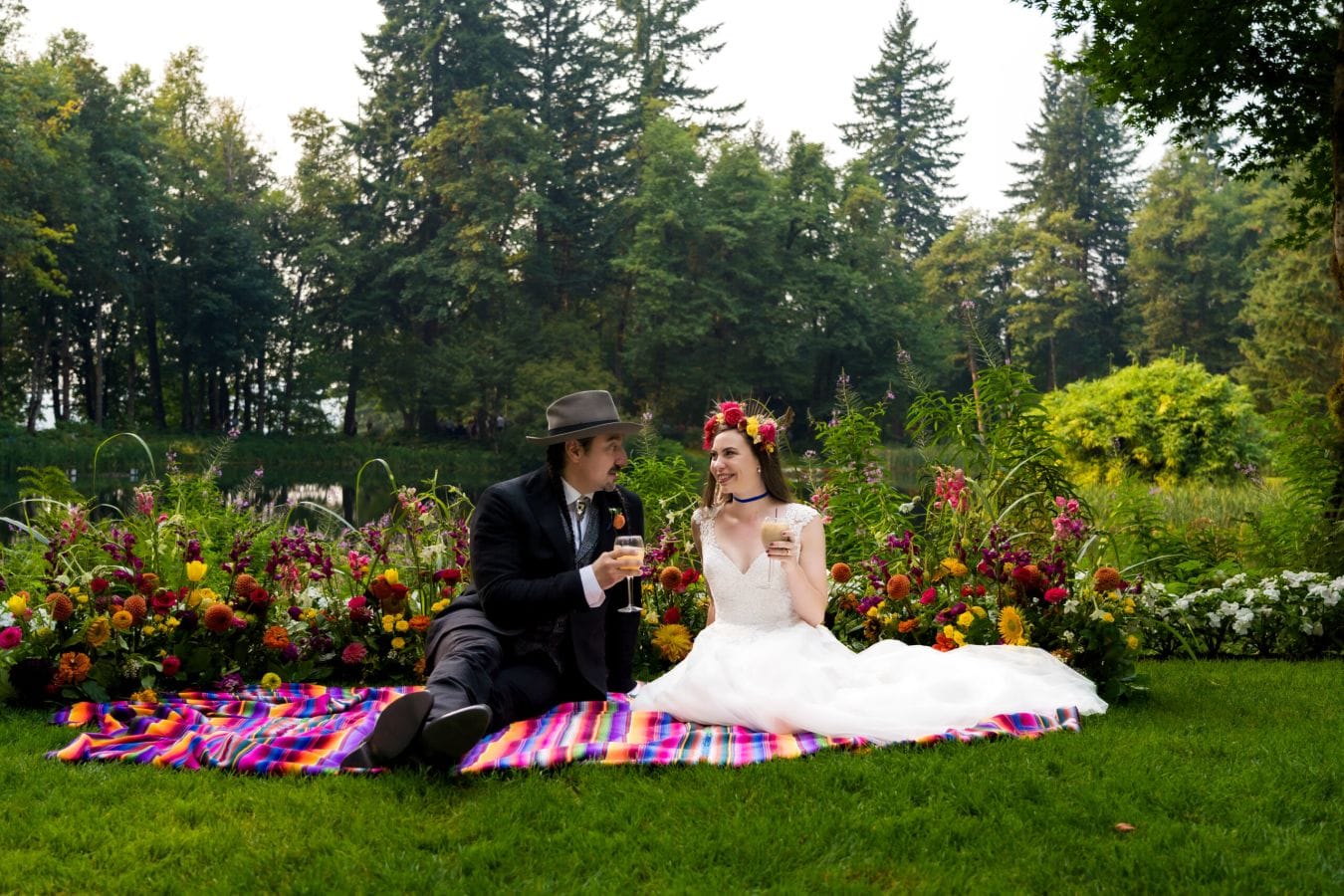 Katie & Royeric wedding at Bridal Veil Lakes, The Gorge, OR — photo 27
