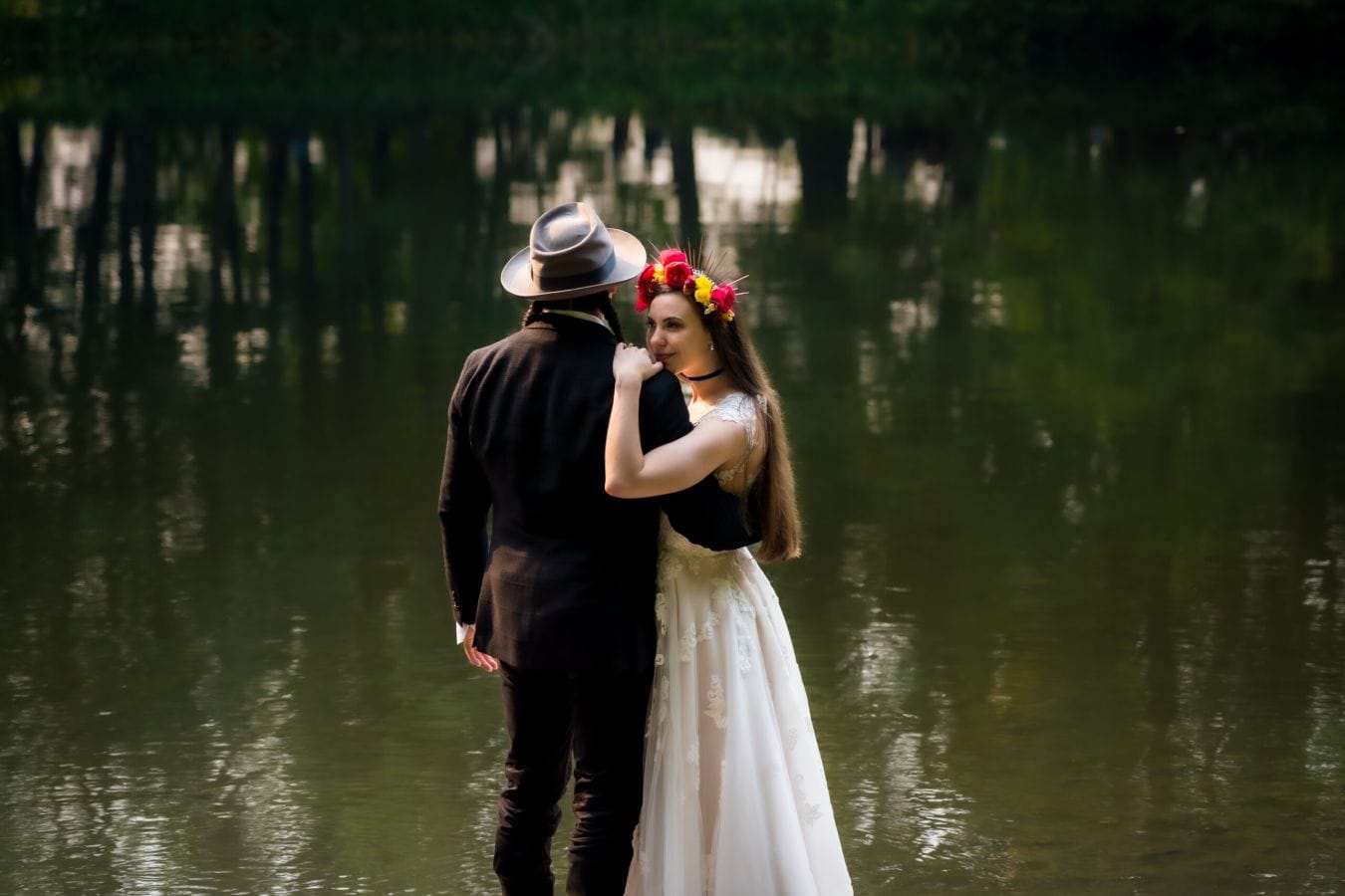 Katie & Royeric wedding at Bridal Veil Lakes, The Gorge, OR — photo 31