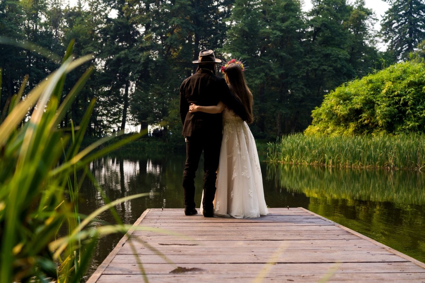 Katie & Royeric wedding at Bridal Veil Lakes, The Gorge, OR — photo 33