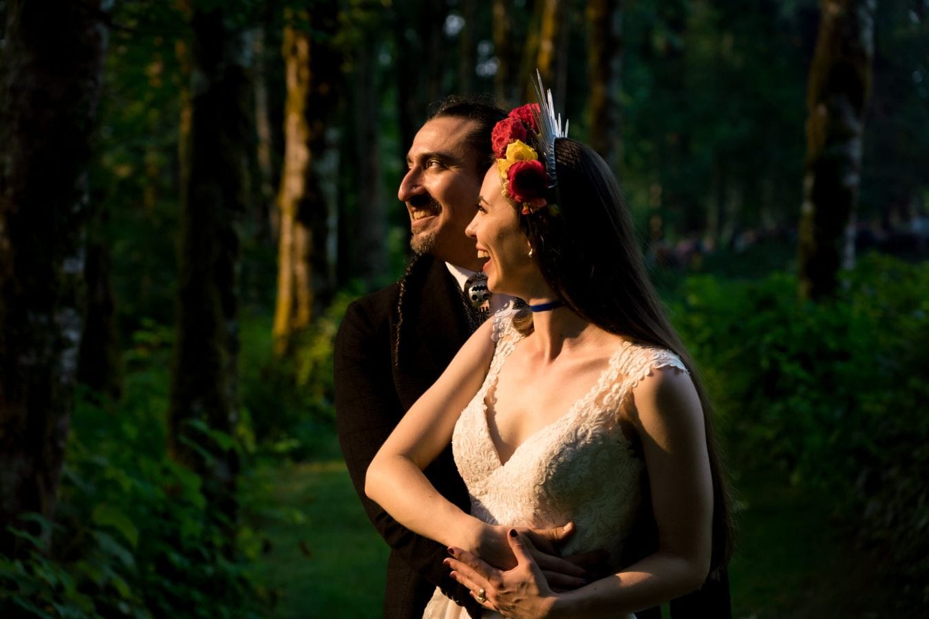 Katie & Royeric wedding at Bridal Veil Lakes, The Gorge, OR — photo 37