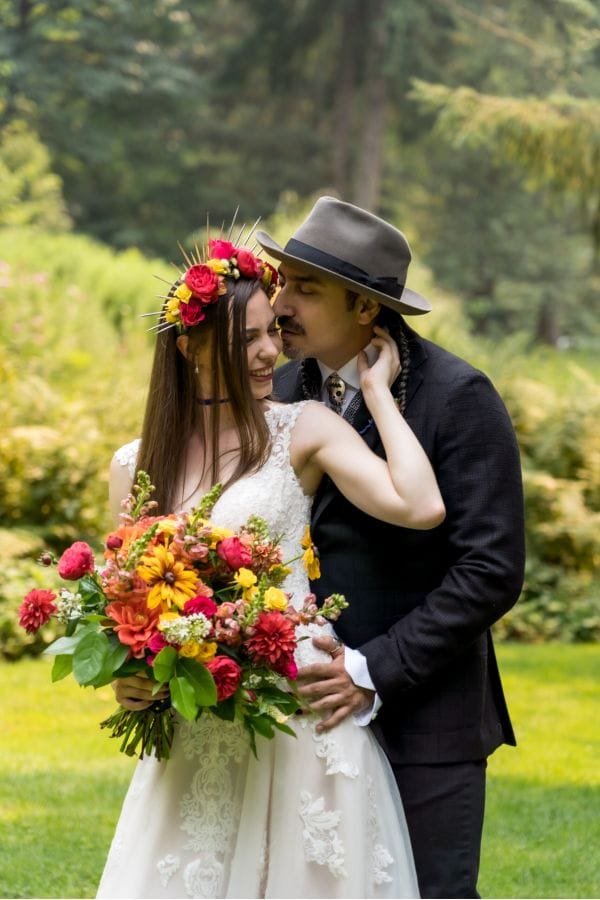 Katie & Royeric wedding at Bridal Veil Lakes, The Gorge, OR — photo 53