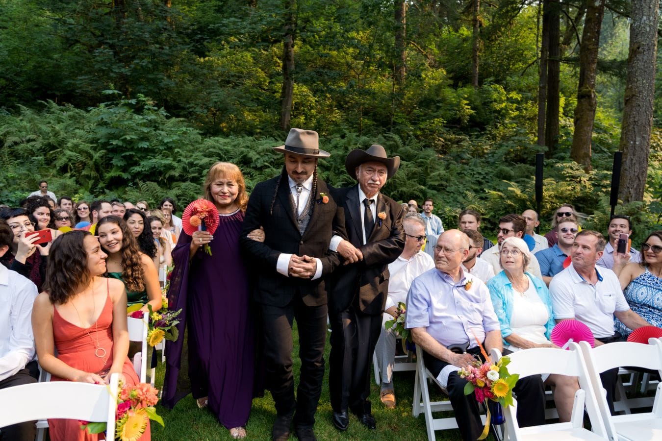 Katie & Royeric wedding at Bridal Veil Lakes, The Gorge, OR — photo 16