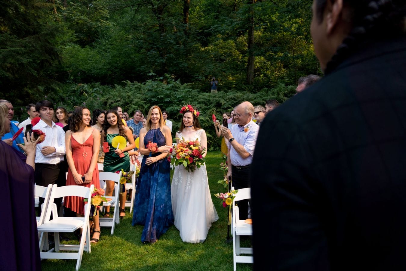 Katie & Royeric wedding at Bridal Veil Lakes, The Gorge, OR — photo 17