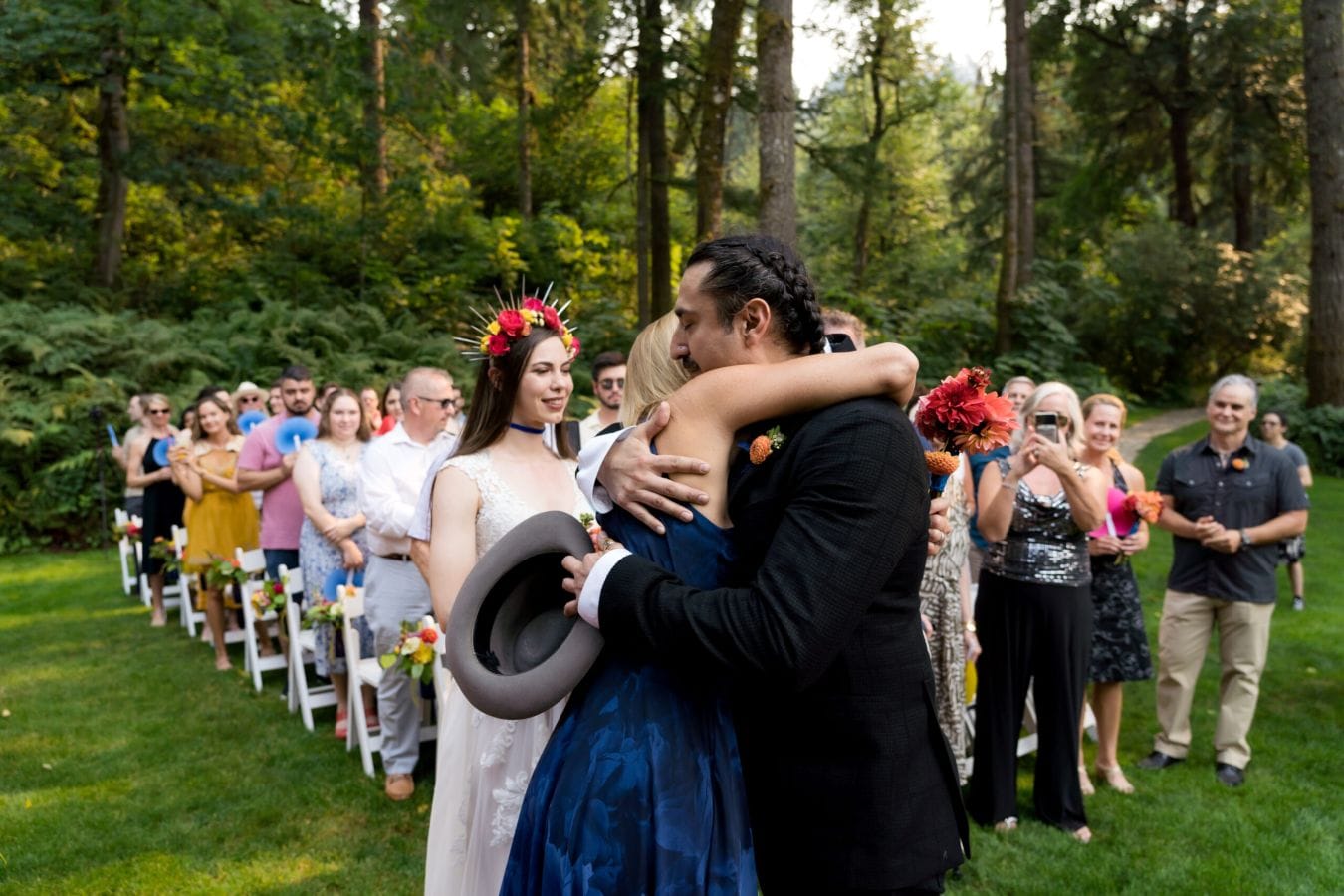 Katie & Royeric wedding at Bridal Veil Lakes, The Gorge, OR — photo 18