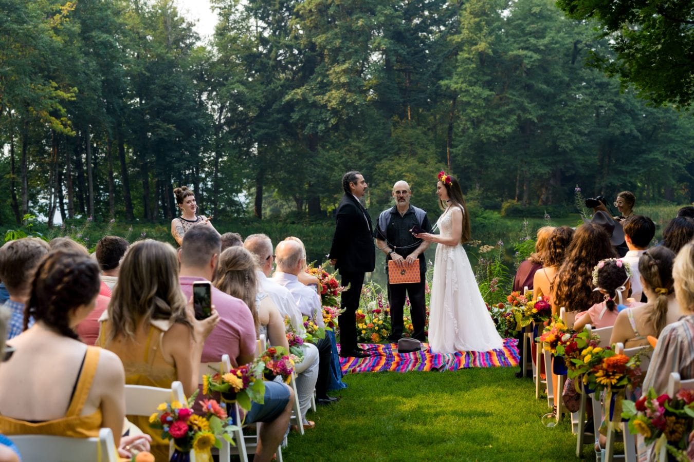 Katie & Royeric wedding at Bridal Veil Lakes, The Gorge, OR — photo 21