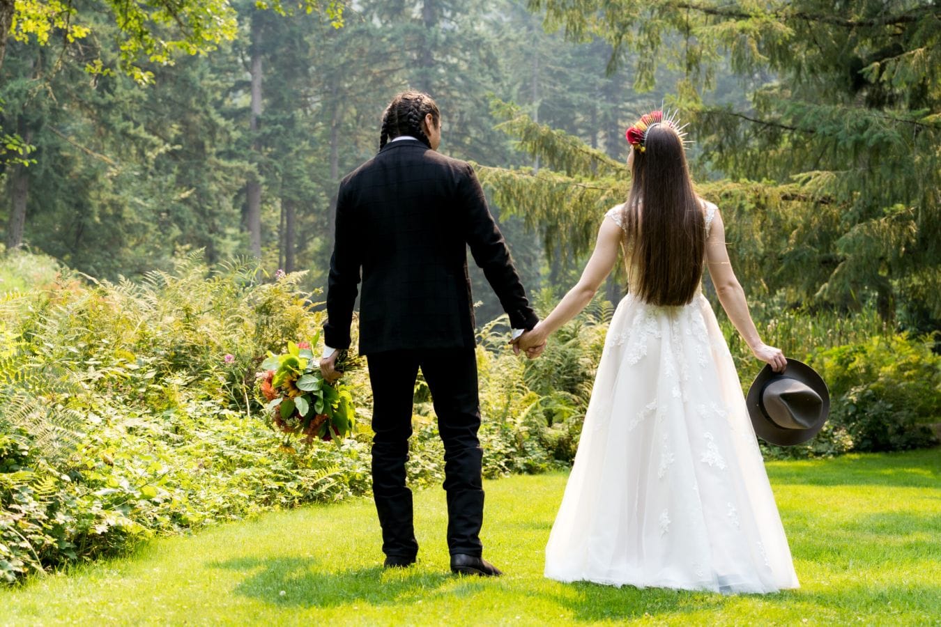 Katie & Royeric wedding at Bridal Veil Lakes, The Gorge, OR — photo 45