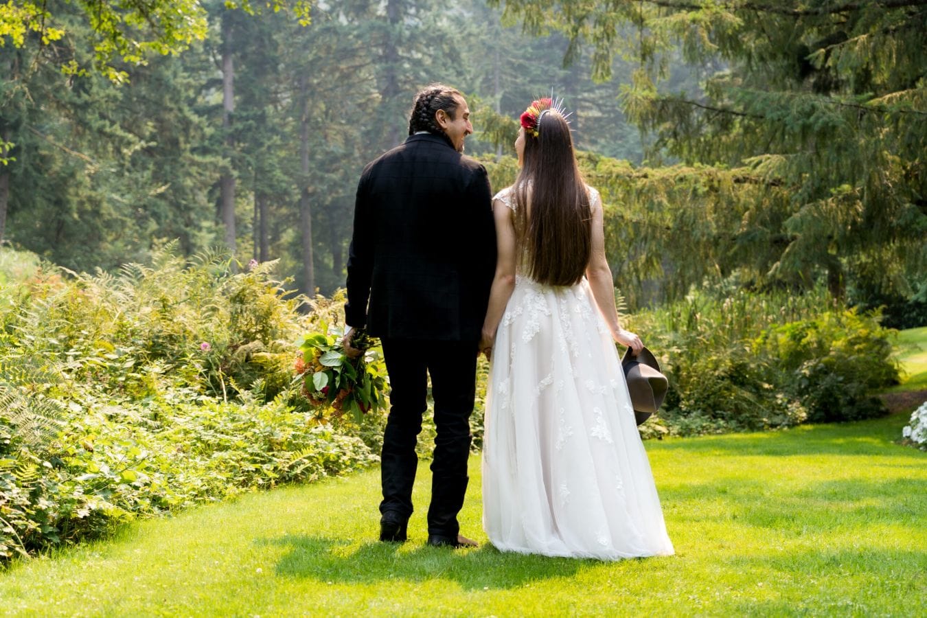 Katie & Royeric wedding at Bridal Veil Lakes, The Gorge, OR — photo 44