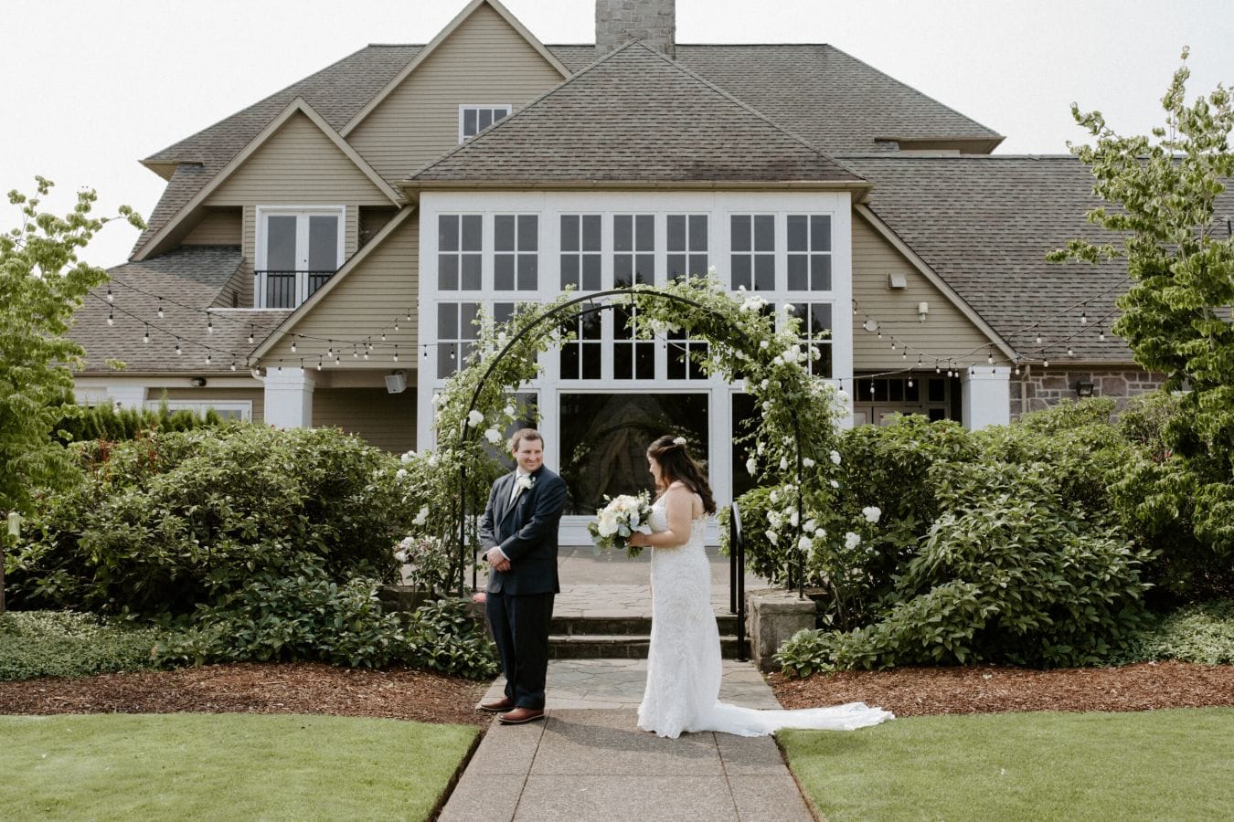 Kristie & Zach wedding at Oregon Golf Club, West Linn, OR — photo 2