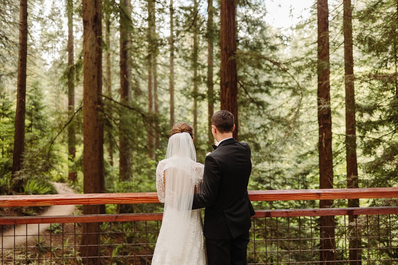 Lisa & Bryan wedding at Hoyt Arboretum, Portland, OR — photo 17