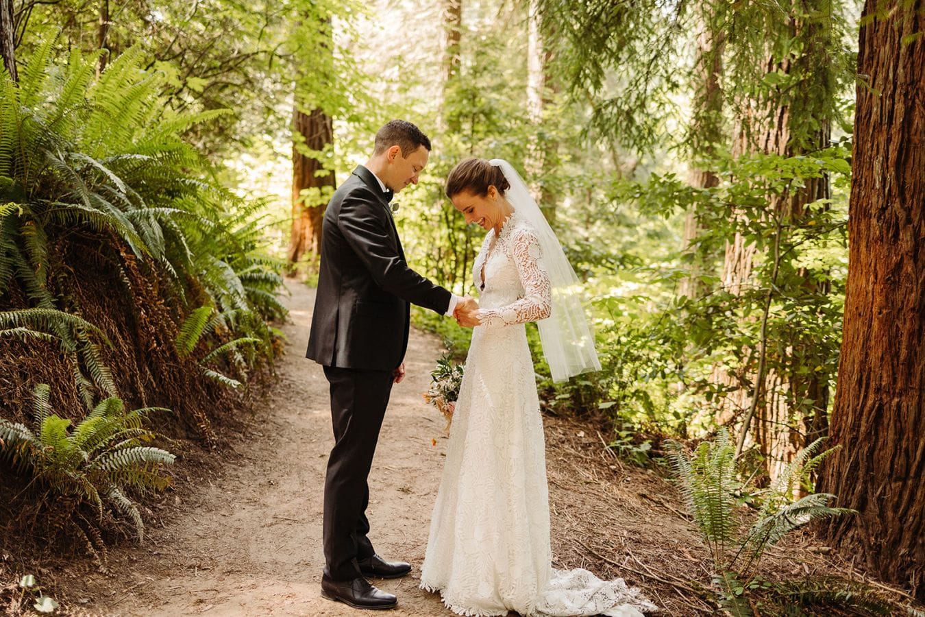 Lisa & Bryan wedding at Hoyt Arboretum, Portland, OR — photo 20