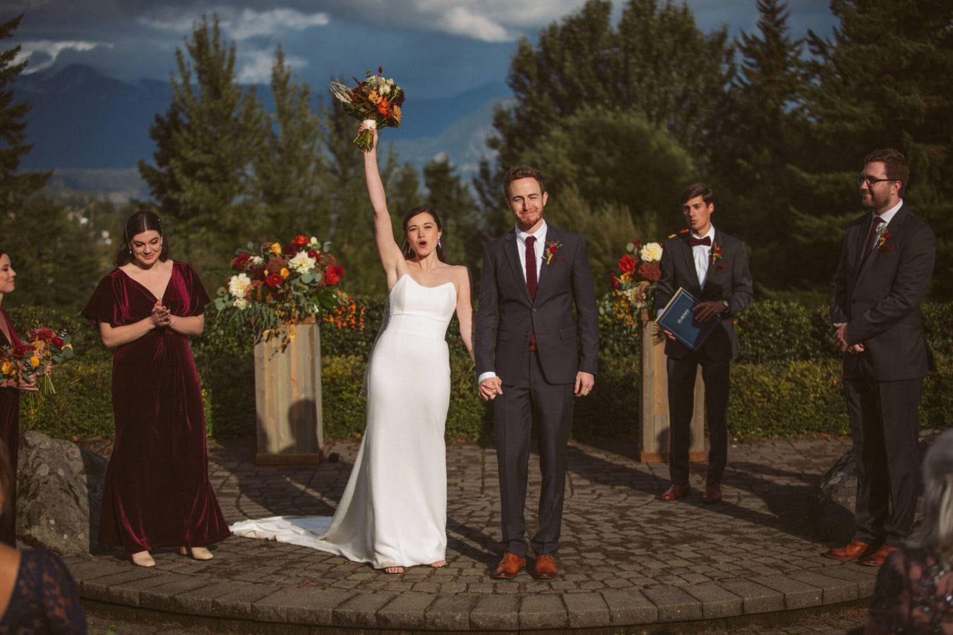 Madison & Tyler wedding at Skamania Lodge, Stevenson, WA — photo 76