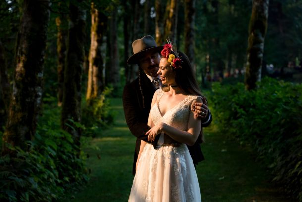 Katie and Royeric Bridal Veil Lakes, The Gorge: Stark Photography