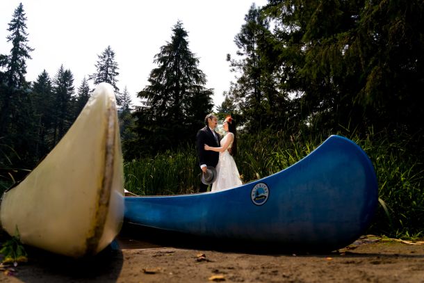 Katie and Royeric Bridal Veil Lakes, The Gorge: Stark Photography