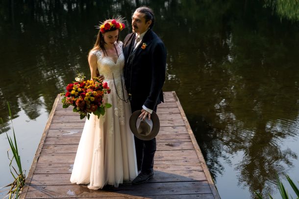 Katie and Royeric Bridal Veil Lakes, The Gorge: Stark Photography